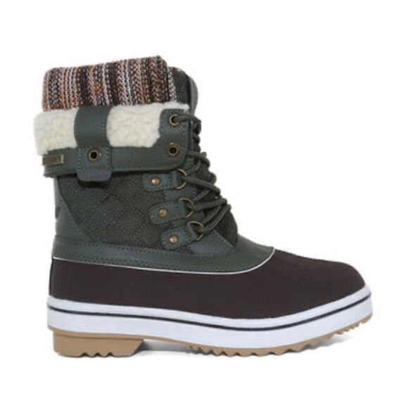 Womens Khombu Ruby Pack Boot Olive/ Brown - Picture 2 of 8